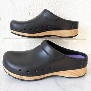 Dansko Kane Lightweight Black Molded Mule EVA Clog - Women's Size 41 EU-9.5 US